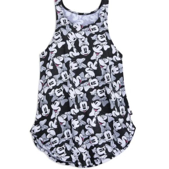 Disney x Terez Minnie Mouse Bows On Bows Scoop Racerback Tank Size Small NWT - Picture 1 of 5